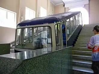 Вагончик ЛВРЗ-1 на нижней станции