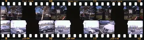 Фотоплёнка, отснятая камерой View-Master Personal Stereo Camera