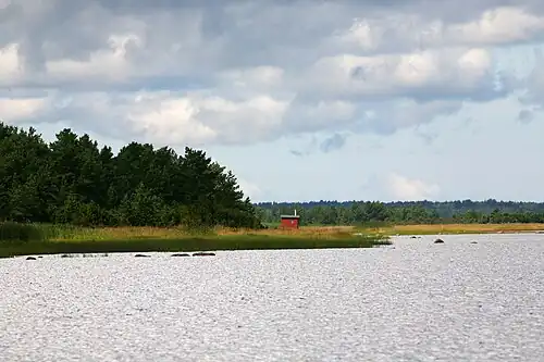 Баня на острове Вохилай