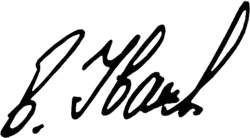 Изображение автографа