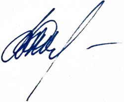 Изображение автографа