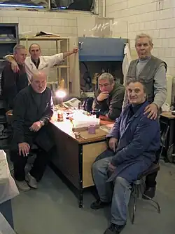 2008. Гл. технолог ООО«ВОСТЕК» Желтов В. Б., директор ООО«ВОСТЕК» Иванов В. Н., Полухин В. Н., Смирнов Е. М., Морозов А. Я., Никифоров В. Н. – сотрудники  цеха и лаборатории ОМ62.