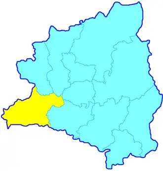 Яранский уезд на карте