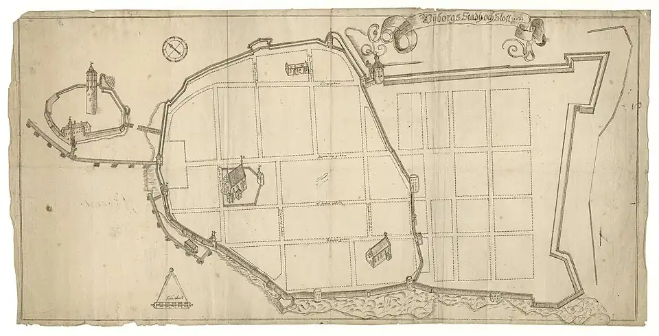 Первый регулярный план Выборга (1640-е годы)