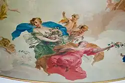 Плафон «Боги в небесах». Деталь.