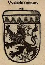 Герб Малой Валахии из гербовника 1581 года