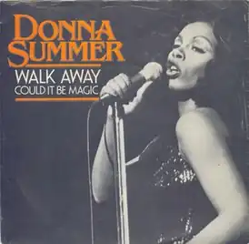 Обложка сингла Донны Саммер «Walk Away» (1980)