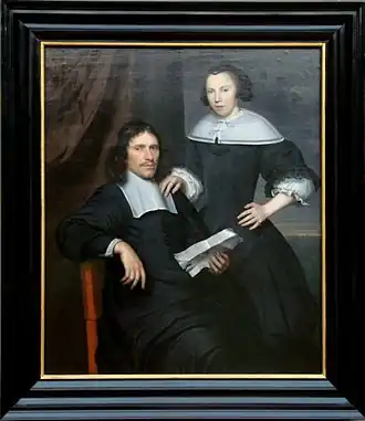 Портрет семейной пары. Худ-к В. Вайлант, Берлинская картинная галерея.