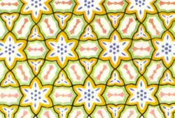 Персидская лессированная мозаика