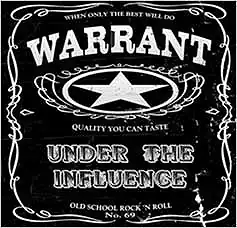 Обложка альбома Warrant «Under the Influence» (2001)