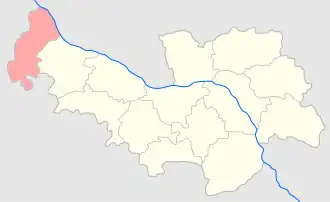 Нешавский уезд на карте