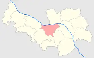 Сохачевский уезд на карте