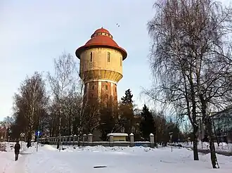 Водонапорная башня на улице Гауяс