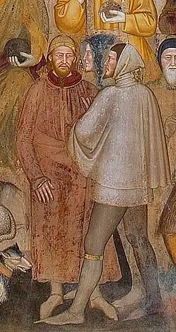 Чимабуэ (слева) и Джотто ди Бондоне (справа)