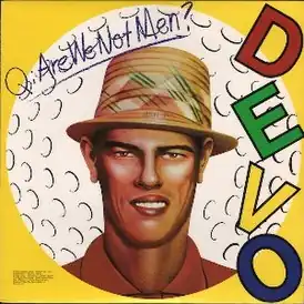 Обложка альбома Devo «Q: Are We Not Men?  A: We Are Devo!» (1978)