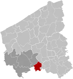 Расположение муниципалитета на карте провинции