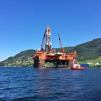 West Alpha в коммуне Элен[англ.],Ругаланн, Норвегия