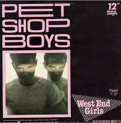 Обложка сингла Pet Shop Boys «West End Girls» (1985)