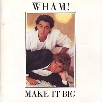 Обложка альбома Wham! «Make It Big» (1984)