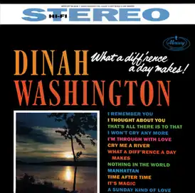 Обложка альбома Дины Вашингтон «What a Diff’rence a Day Makes!» (1959)