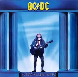 Обложка альбома AC/DC «Who Made Who» (1986)