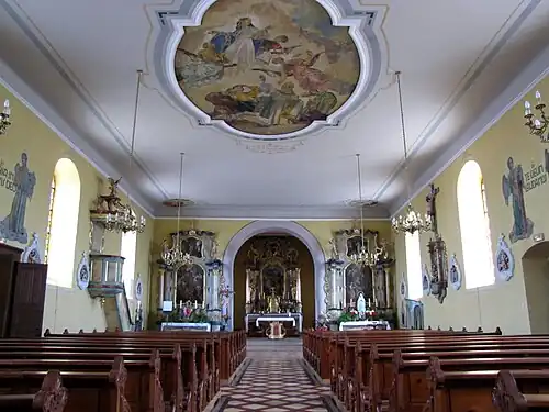 Интерьер церкви Сен-Морис