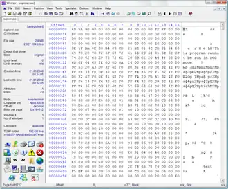 Скриншот программы WinHex
