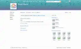 Скриншот программы Windows Live Events