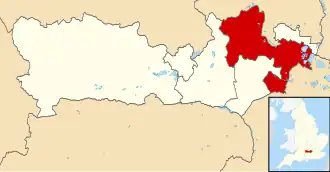 Виндзор и Мейденхед на карте