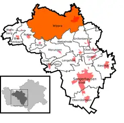 Випра на карте городского округа