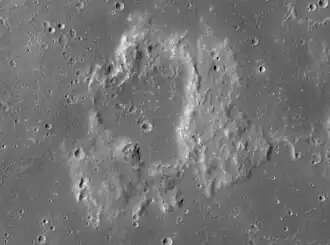 Снимок зонда Lunar Reconnaissance Orbiter.