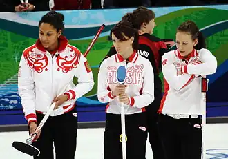 Нкеирука Езех, Анна Сидорова, Екатерина Галкина (Олимпиада-2010)