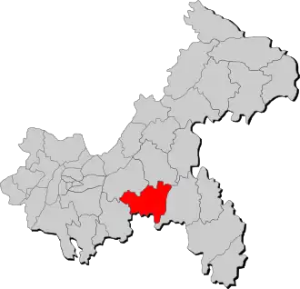 Улун на карте