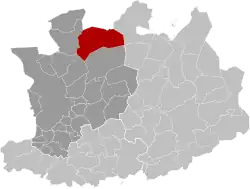 Расположение муниципалитета на карте провинции