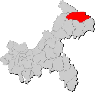 Уси на карте