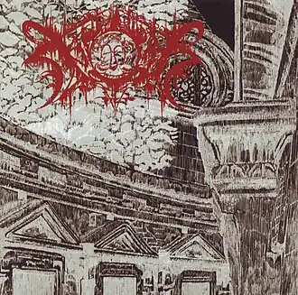 Обложка альбома Xasthur «The Funeral of Being» (2003)