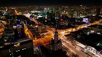 Вид в ночное время