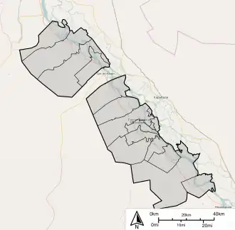 Енотаевский муниципальный район Астраханской области на карте