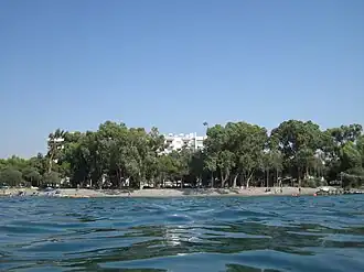 Пляж Гермасойи в 2009 году