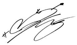 Изображение автографа