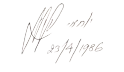 Изображение автографа