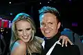Йоханна и Фридрик Омар на вечеринке Евровидения в Москве, 2009