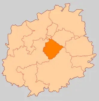 Захаровское сельское поселение на карте