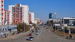 Вид на восток от улицы Гафури