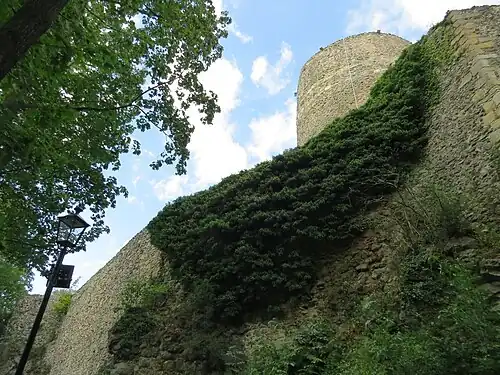 Замковые стены и башня