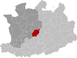 Расположение муниципалитета на карте провинции