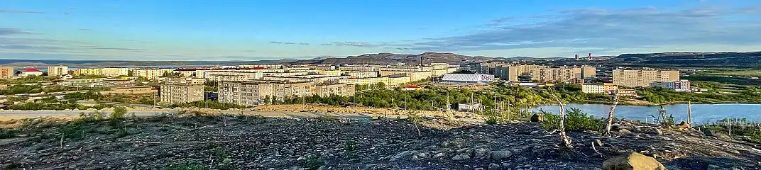 Вид на город