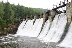 Плотина Порожской ГЭС