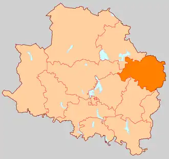 Зареченское сельское поселение на карте