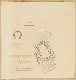 План Заславского замка.